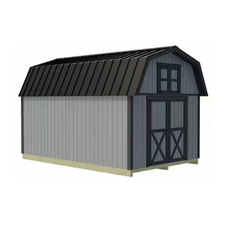 Best Barns Craftsman's Cove 10 ft. x 16 ft. Wood Barn Kit with Loft and Robust Fortress Floor