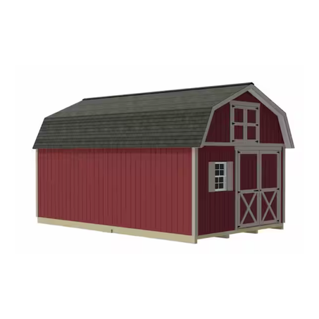 Best Barns Handcrafted Homestead 12 ft. x 20 ft. Wood Barn Kit with Loft and Fortress Floor