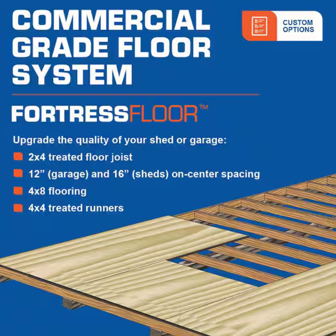 Best Barns Handcrafted Homestead 12 ft. x 20 ft. Wood Barn Kit with Loft and Fortress Floor