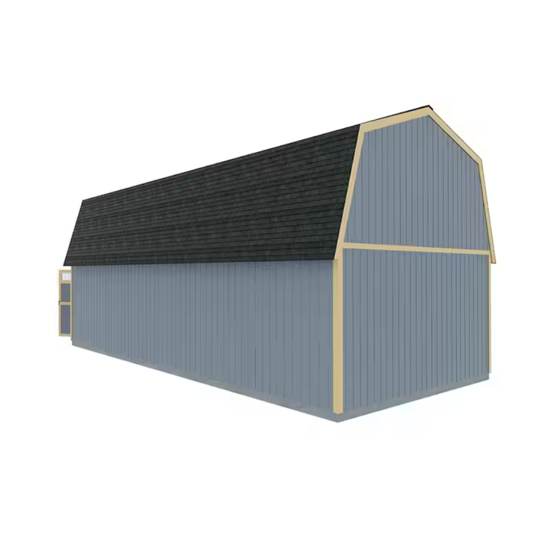 Best Barns Handcrafted Homestead XL 16 ft. x 32 ft. Two-Story Wood Barn Kit with Transom Doors (Staircase Included)