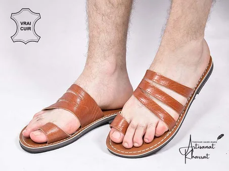 Claquette Cuir 3BAND