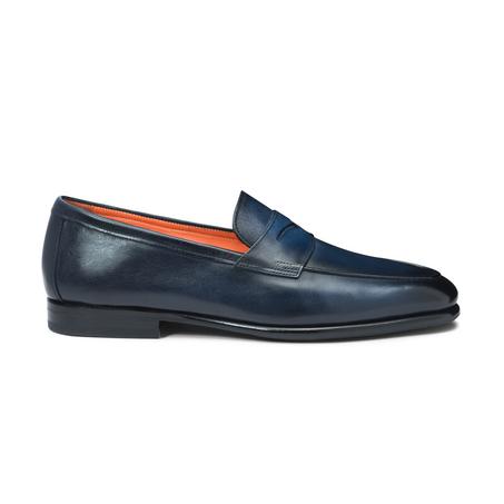 Mocassin Carlo en cuir noir pour homme