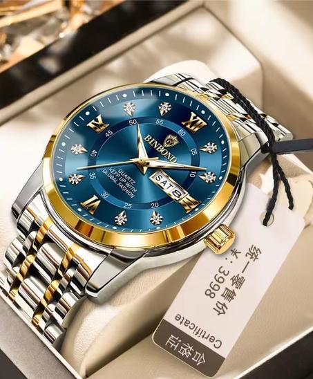 حركة الأعمال عادية موضة كوارتز ساعات المعصم الذهب الماس ساعة الرجال الفاخرة ساعة ساعات أوتوماتيكية هدايا رجالي Relojes