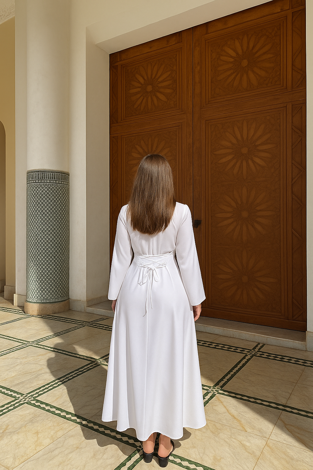 Robe plissée