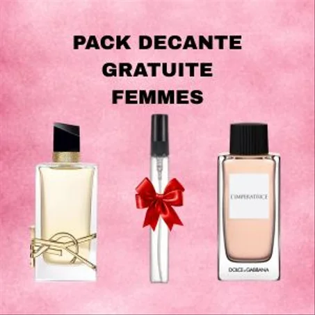 PACK DECANTE GRATUITE FEMMES