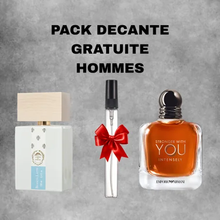 PACK DECANTE GRATUITE HOMMES
