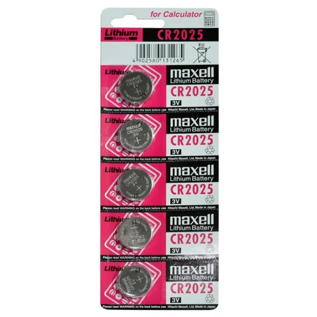 Pile CR2025 MAXELL 3V lithium