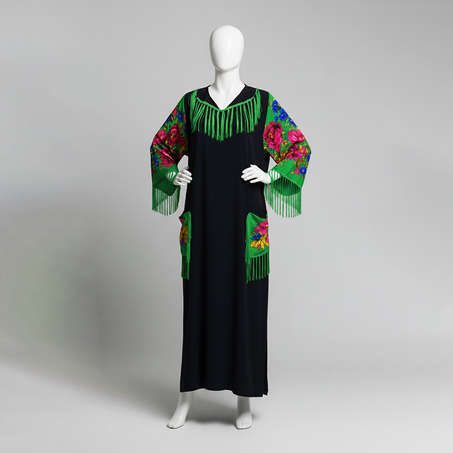 جلابة بالقطيب الأمازيغي – أناقة تراثية بلمسة فاخرة ✨👗