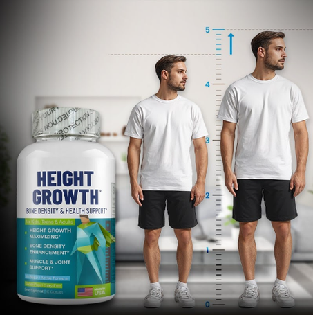 كبسولات هيت غروث لزيادة الطول 60 كبسولة