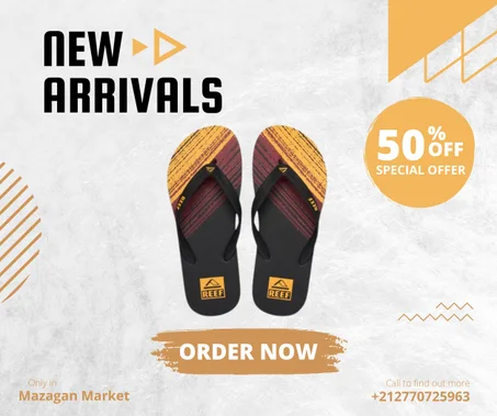 Reef Sandales- Seaside Prints-sunset Stripes