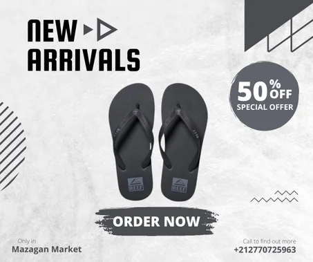 Reef Sandales - Seaside - Black