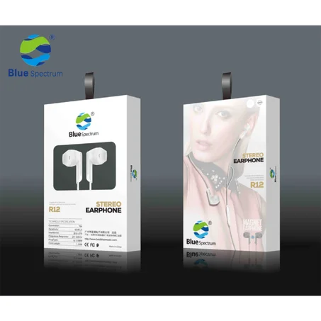 Blue Spectrum ecouteurs R-12 Stereo Earphone