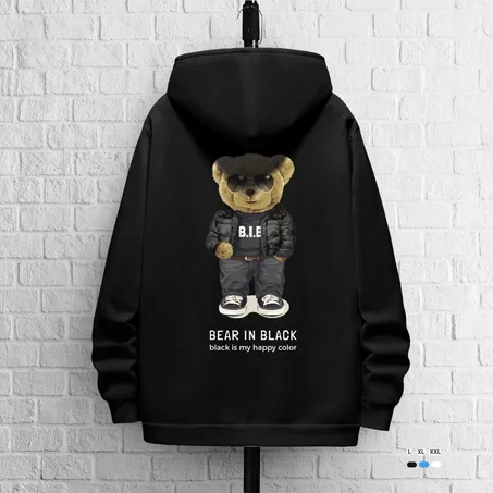 سويت شيرت( الدب الاسود ) BEAR IN BLACk