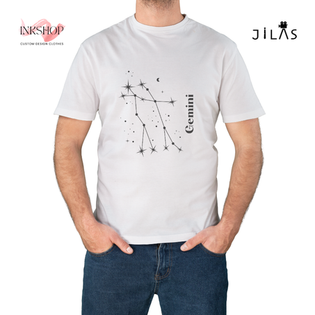 "Gemini" T-shirt - Astrology Collection /  تي- شيرت لمحبي برج الجوزاء- مجموعة الأبراج