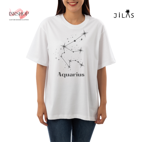 "Aquarius" T-shirt - Astrology Collection /  تي- شيرت لمحبي برج الدلو- مجموعة الأبراج