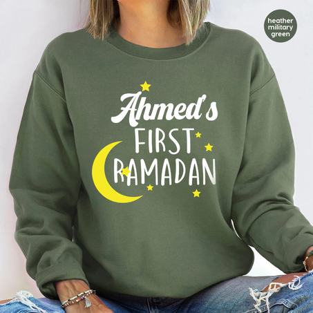 Sweat-shirt هدية رمضان الكريم، لولدك ولا بنتك، اول صيام ليه
