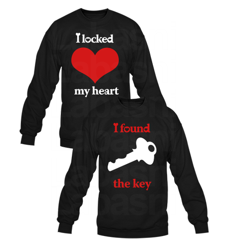 Sweat-shirts couples I found the key