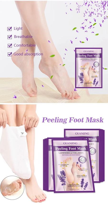 قناع تقشير وإزالة الجلد الميت للقدم  PEELING FOOT MASK