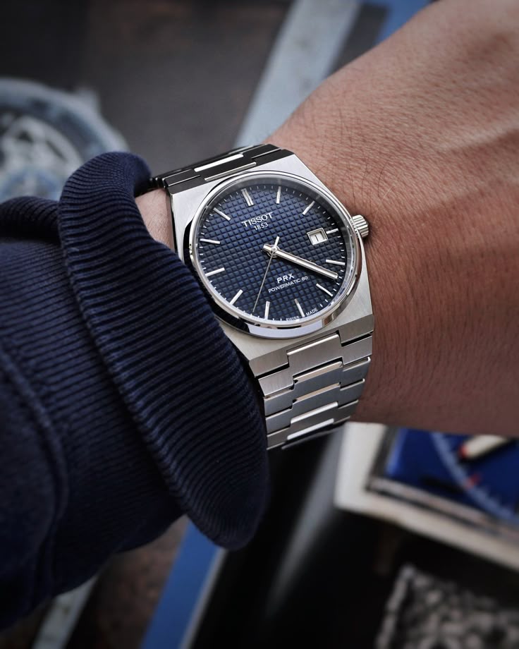 TISSOT PRX POWERMATIC 80 BLEU