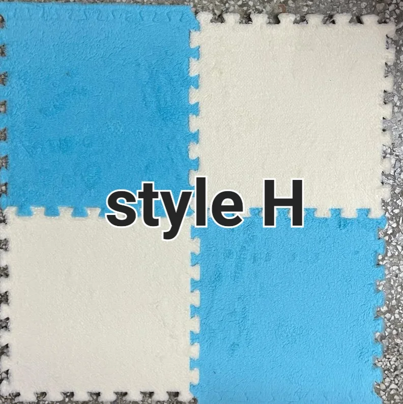 Pack Tapis Puzzle Format 30cm/30cm Doux et confortable