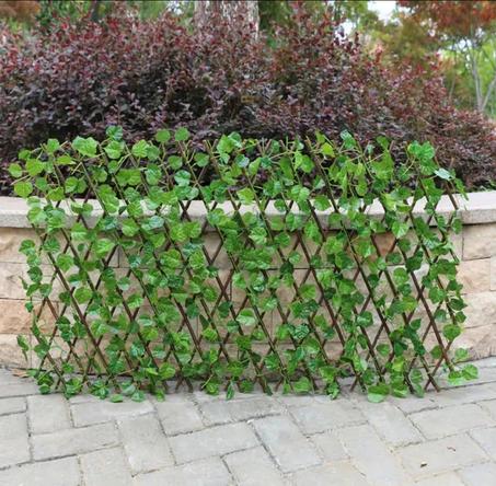 سياج تزيين نباتي بأغصان الشجر قابل للتمدد