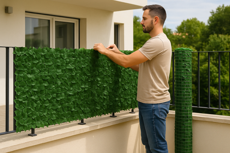 Siége avec plantes artificielles 3m/1m
