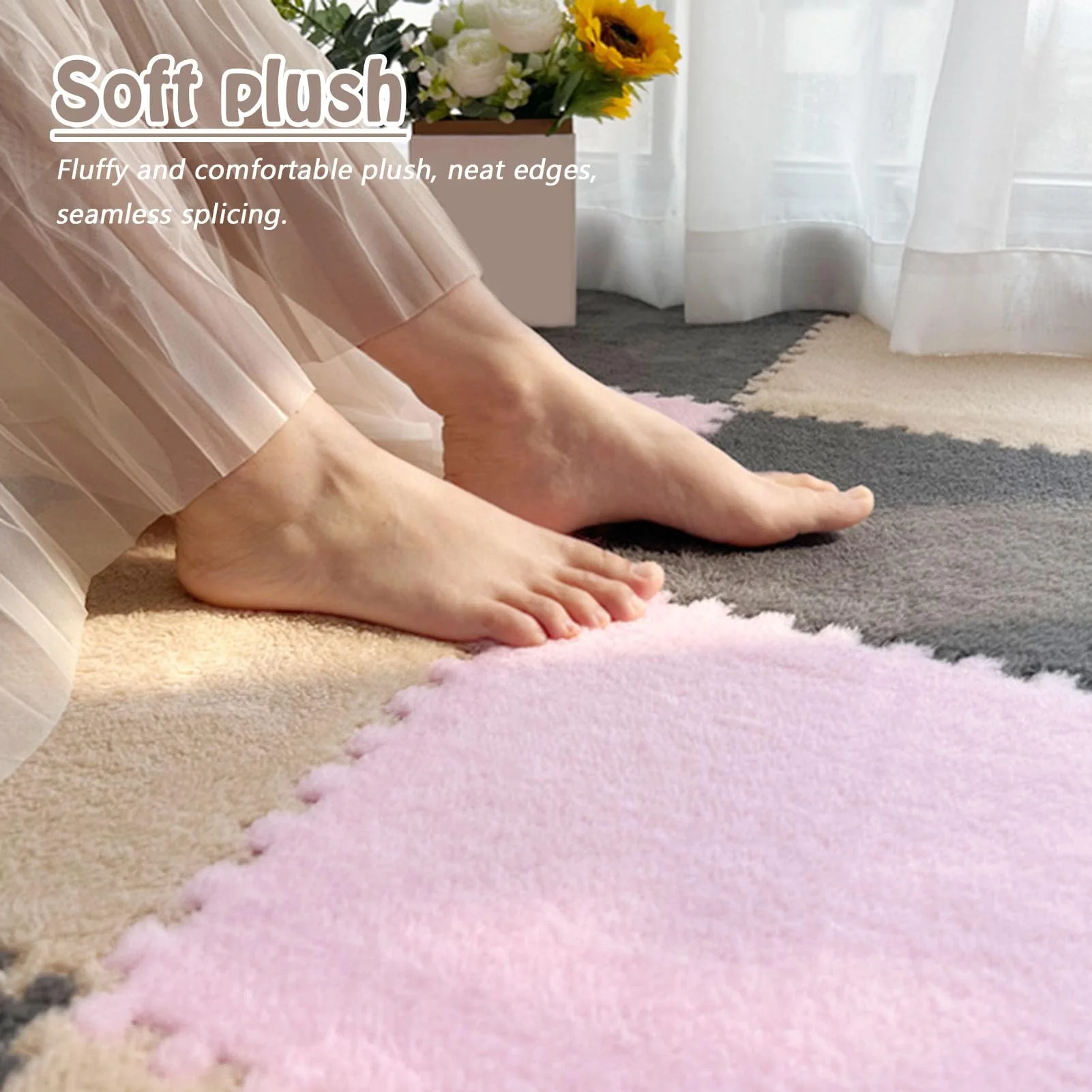 Pack Tapis Puzzle Format 30cm/30cm Doux et confortable