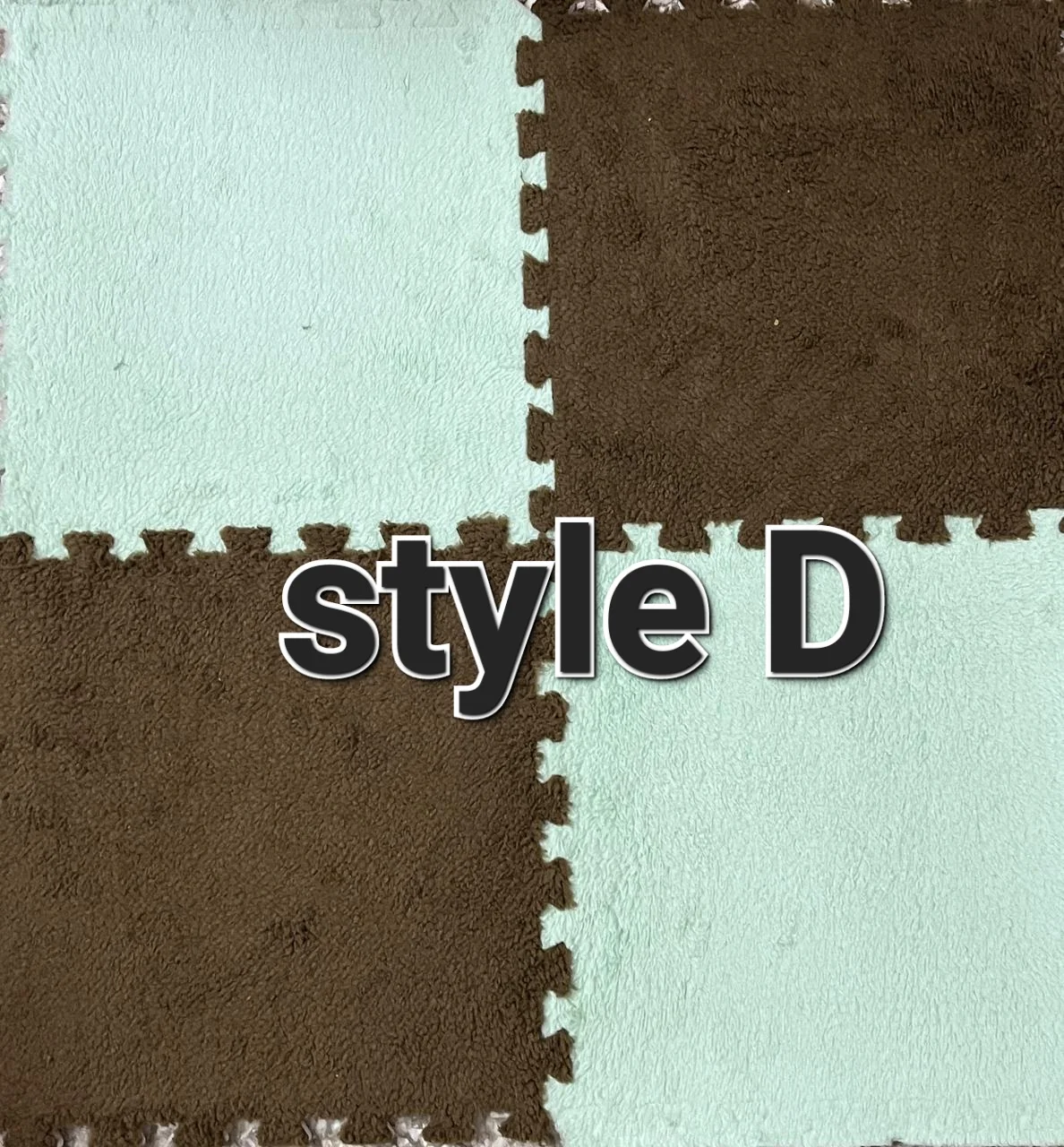 Pack Tapis Puzzle Format 30cm/30cm Doux et confortable