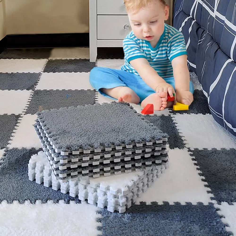 Pack Tapis Puzzle Format 30cm/30cm Doux et confortable