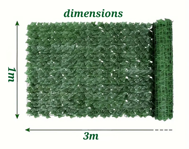 Siége avec plantes artificielles 3m/1m