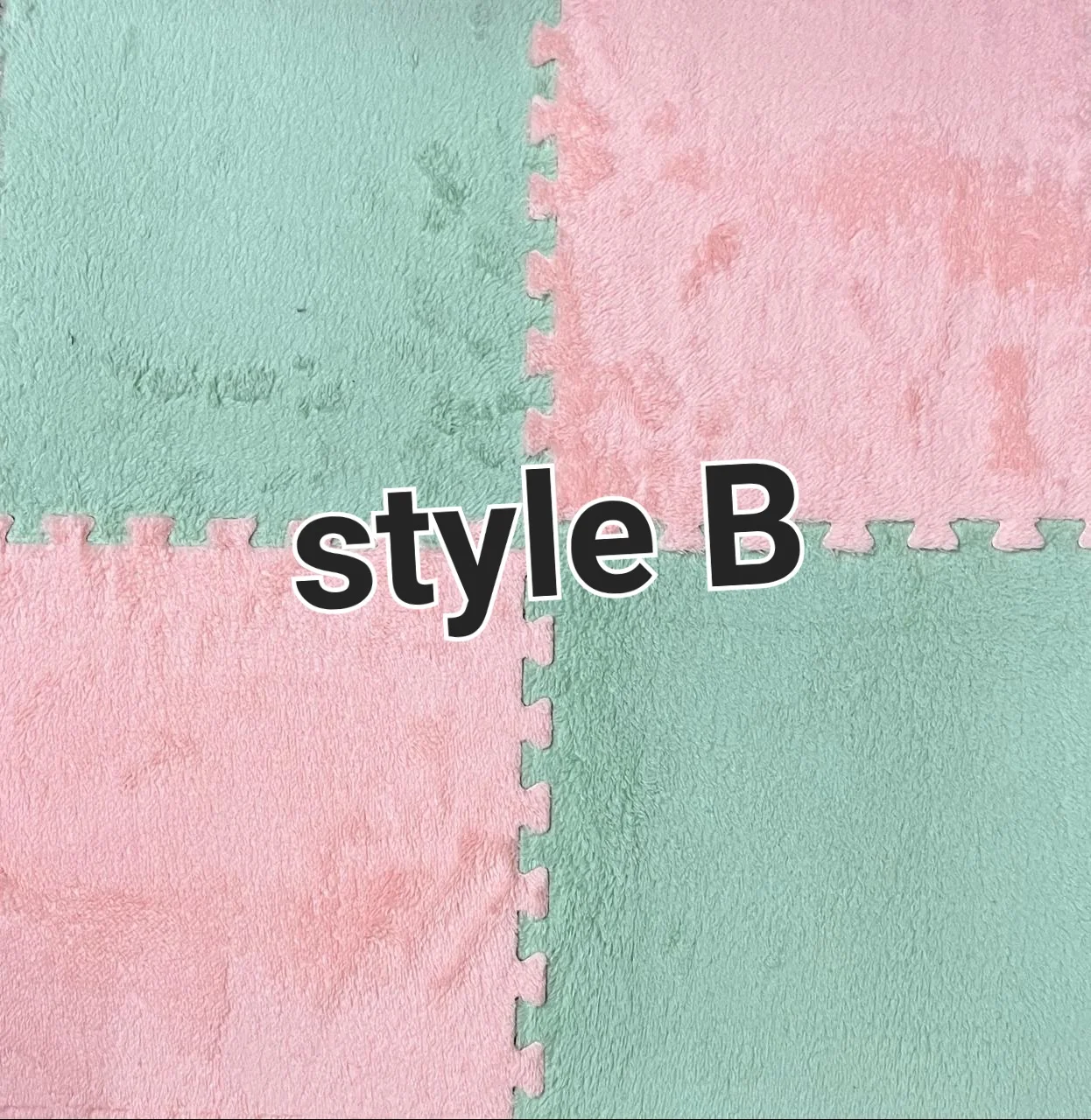 Pack Tapis Puzzle Format 30cm/30cm Doux et confortable