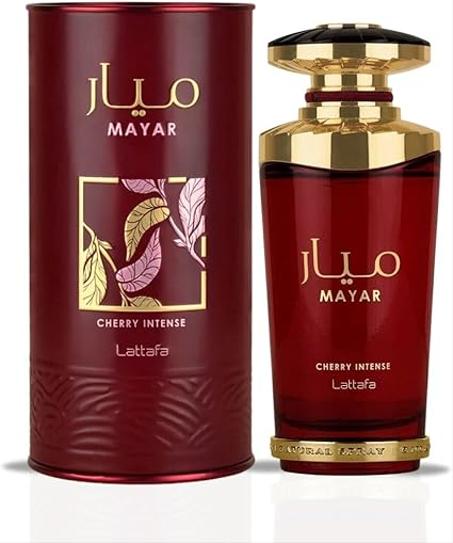 Lattafa Mayar Cherry Intense for Unisex Eau de Parfum Spray, 3.4 Ounce / 100 ml