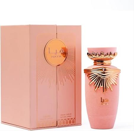 Lattafa Haya Eau de Parfum-(Unisex)-100ml, Pack Of 1
