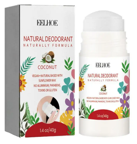 مزيل عرق تحت الإبط طبيعي لا يلطخ الملابس متميز بعطره الفواح سارعي إلى  طلبه فالعرض محدود. EELOE