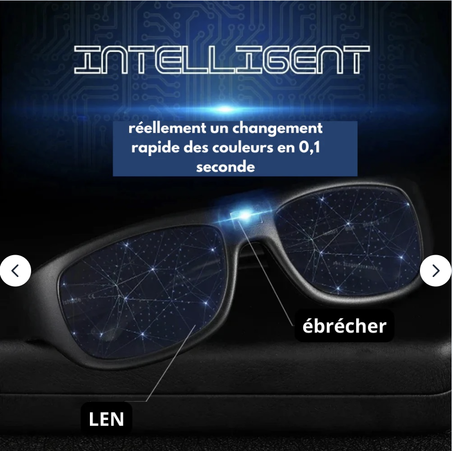 SmartShift | Lunettes de Soleil Intelligentes 0.1s Photochromiques Polaroid UV400