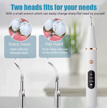 PureSmile | Kit de Nettoyage Dentaire Ultrasonique Rechargeable