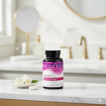 كبسولات الكولاجين البحري نيوسيل 120 كبسولة- collagéne-marine