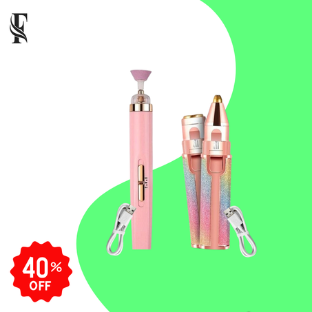 باك قلم ازالة الشعر+ مبرد الاضافر