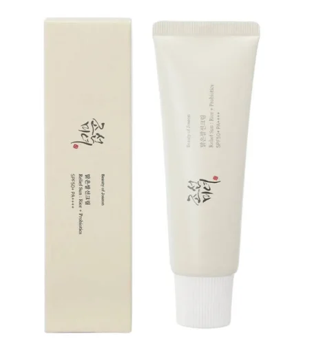 كريم واقٍ من الشمس ريليف صن من بيوتي اوف جوسون: بخلاصة الأرز والبروبيوتيك، 50 مل