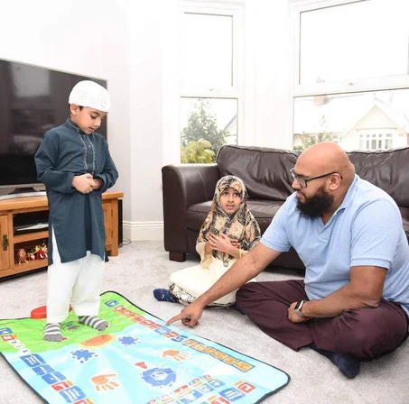 سجادة الصلاة التعليمية للأطفال