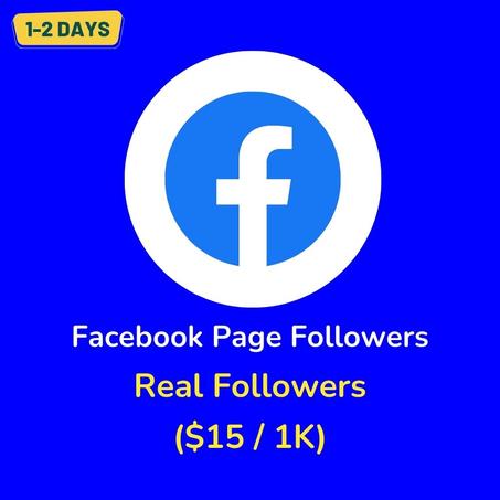 Get Real Facebook Page Followers ($15 / 1K)