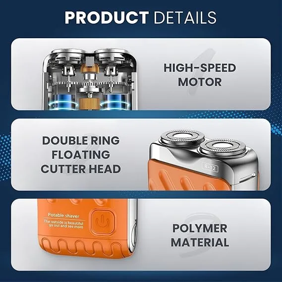 Rasoir portable pour hommes