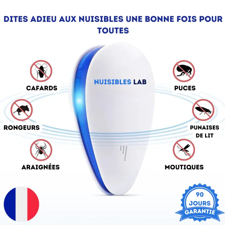 Nuisibles Lab™ - Répulsif Anti-Nuisibles à Ultrasons