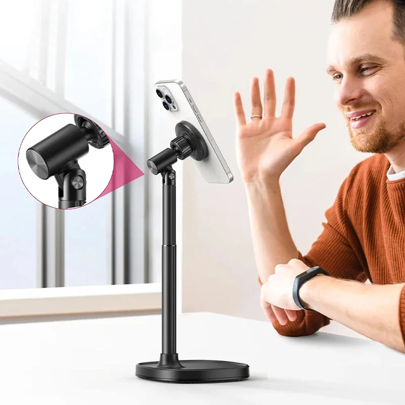 Support de téléphone magnétique X66pro, hauteur réglable, rotation à 360°