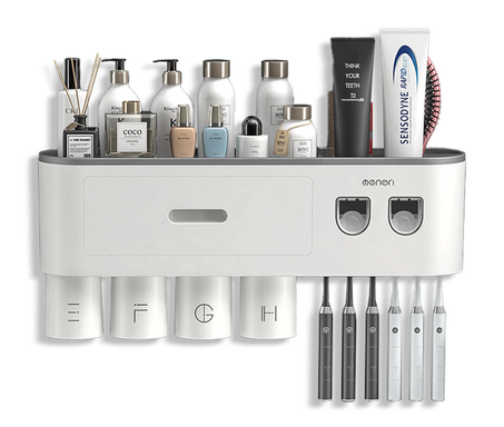 منظم أغراض الحمام سهل التركيب