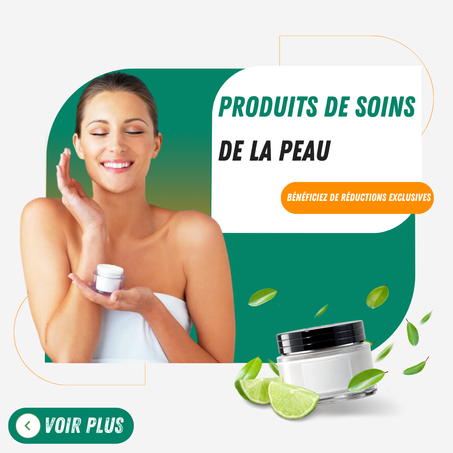 Produits de soins de la peau