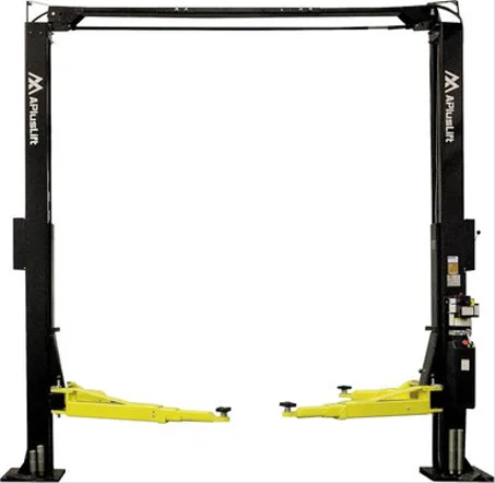 ALI Certified APlusLift Falcon TR-10CX 166" Tall 10000LB 2-Post Overhead Direct Drive Single Point Release Car Lift/Industry Leading 3 Year Warranty - Apluslift