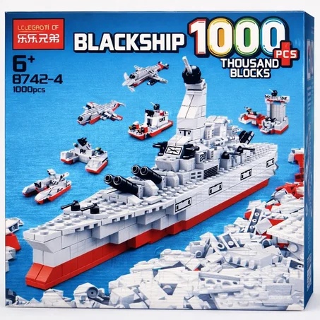 لعبة تركيب سفينة حربية 1000 قطعة للأطفال – تنمية الذكاء والتركيز