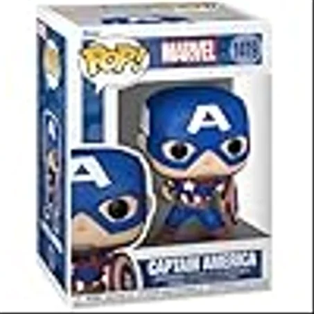 فانكو مجسم بوب مارفل كابتن امريكا  قابل للتجميع - فكرة هدية