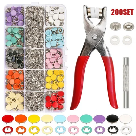 Clip de bouton de vêtements en métal